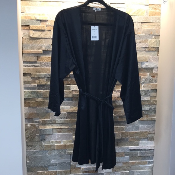 💥 Jason Wu Stretch Satin Short Robe - Picture 4 of 10